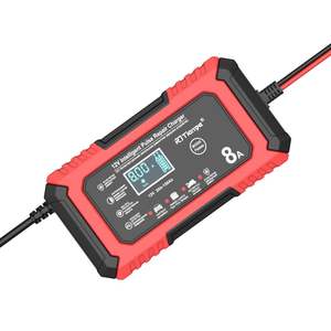 מוצרי טרנדי האחרונים 12v 8a מטען סוללה 12 v 8a מטען סוללה/אופנוע תואם lifepo4 - Product Image 2