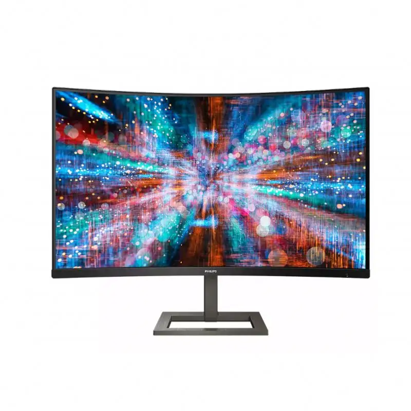 Monitor komputer 165Hz 32 inci, Monitor lengkung layar LCD Full HD