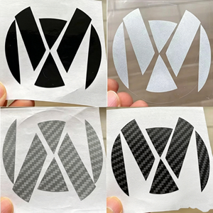 Autocollant de <span class=keywords><strong>logo</strong></span> de voiture en fibre de carbone, emblème, décalcomanie, autocollant en vinyle pour VW GLOF <span class=keywords><strong>6</strong></span> <span class=keywords><strong>GOLF</strong></span> 7 Beetle Magotan MK6 MK7 - Product Image 5