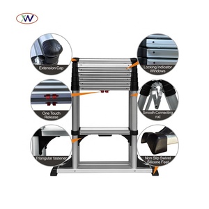 Telescopic <strong>Ladder</strong> Foldable Stable Aluminum <strong>Ladder</strong> Extension <strong>Telescoping</strong> <strong>Ladder</strong> - Product Image 5