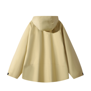 Veste personnalisée avec logo pour homme, idéale pour le printemps et l'automne, grande taille, à capuche, coupe-vent et imperméable, pour les activités de plein air et la montagne. - Product Image 5