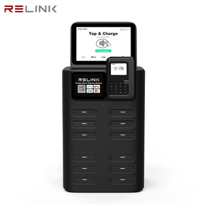 Station de recharge de batteries externes partagée à 12 emplacements avec système de point de vente pour la <span class=keywords><strong>location</strong></span> de batteries externes et distributeur automatique de recharge de téléphones pour entreprises - Product Image 2