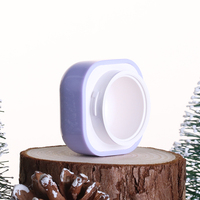 Pot en plastique givré avec couvercle à vis, en PP recyclé, couleur personnalisée, 5g, 15g, 20g, 30g, 50g, 100g, pour crème de soin de la peau cosmétique