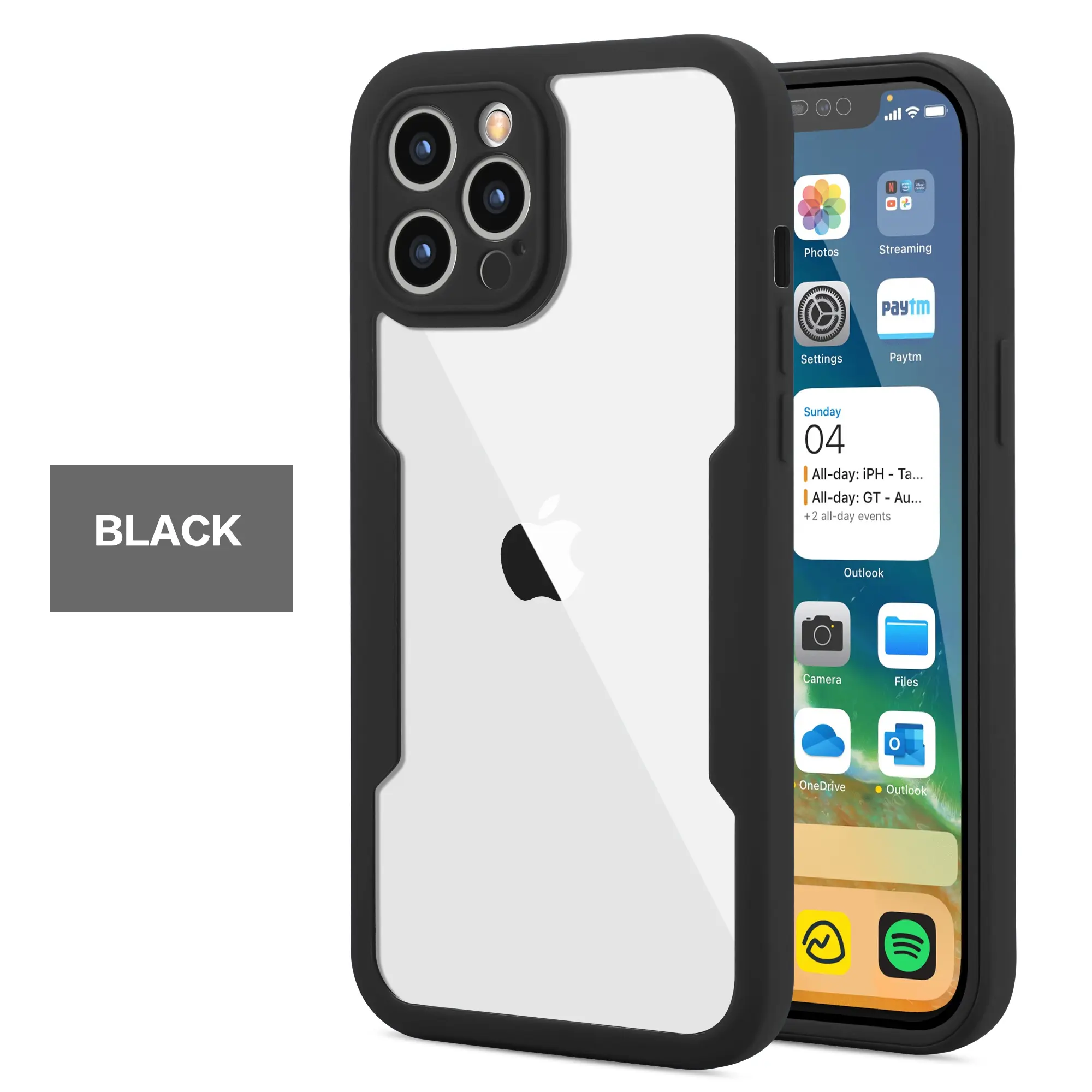 2 In 1 360 Full Cover Case Soft Tpu Acrylic Mobile Phone Clear Phone Cover For Iphone X Xs Xr 11 12 13 Mini Pro
