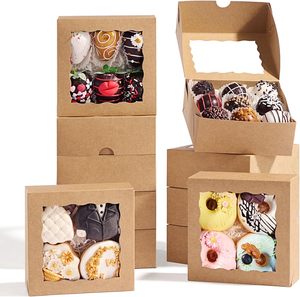 Boîtes à fenêtre pour friandises, gâteaux, rouleaux de cannelle, biscuits, fraises enrobées de chocolat et emballage cadeau pour bonbons - Product Image 1