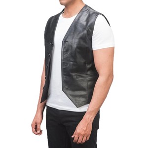 New Best Design Fashionable Polyester/Cotton Casual Winter <b>Vest</b> <b>Men</b> High Quality Sleeveless Outerwear Windproof Button - Product Image 2