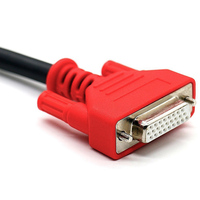 Cable de Extensión de Diagnóstico OBD2 para Automóviles, Personalizado, OBDII, OBD2, OBD-II, de 16 a VGA, DB 15, 26 Pines, DB9, para Camiones, Compatible con Todos los Autos