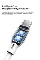 Nouveau Câble de Données pour Téléphone Portable Anti-Flexion 1M pour Transfert de Données Type-C pour iPhone 17 16 15 14 13 12 11