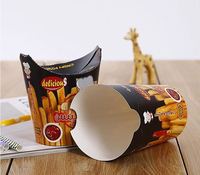 Gobelets en papier jetables de haute qualité pour frites françaises