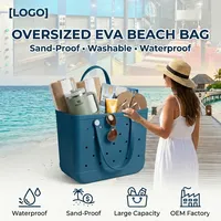 Sac de plage en EVA pour achat en gros, sac fourre-tout léger en caoutchouc, résistant à l'eau, anti-chute, grand sac de piscine pour bateau, camping, fabricant