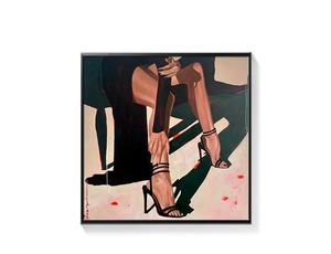 Pinturas decorativas de fama mundial, pinturas abstractas de retrato al óleo para sala de estar, sofá, Fondo Digital, tapices de pared - Product Image 2