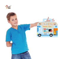 Ensemble de pochoirs à dessin en plastique pour enfants Pochoirs en carton sûrs et non toxiques Ensembles de pochoirs pour enfants