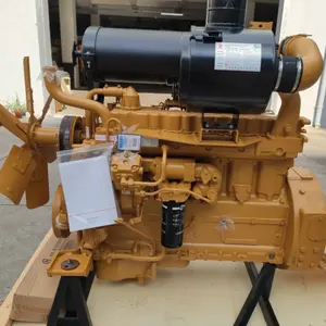 Su soğutmalı orijinal Shanghai SC11 dizel motor montajı 220hp CAT3306 motor