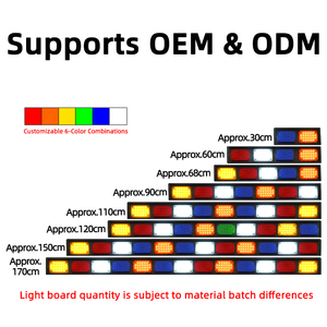 ไฟสโตรบ LED SMD หลายสี ความสว่างสูง สำหรับติดหลังคารถยนต์ พลาสติก 12-24V IP65 กันน้ำ ใช้เป็นไฟท้ายรถบรรทุก ไฟเตือน - Product Image 5