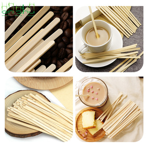 Agitateur à café de 5,5 pouces, agitateur à café en <span class=keywords><strong>bambou</strong></span> jetable et pailles, agitateur à café en <span class=keywords><strong>bambou</strong></span> écologique, agitateur à café pointu - Product Image 2