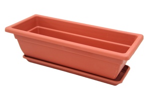 Boîte de plantation <span class=keywords><strong>rectangulaire</strong></span> et longue pour plantes, pot de fleurs en plastique pour jardin, balcon, - Product Image 6