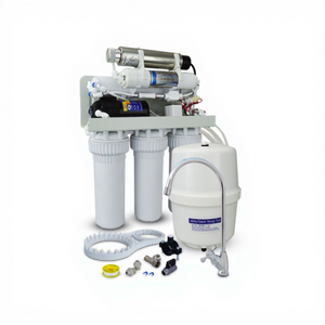 Osmose inverse 5 étapes 50-75 GPD avec réservoir en plastique de 11 L sous évier, durée de vie du filtre de 24 mois - Product Image 1