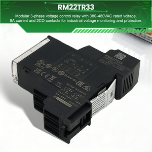 รีเลย์5A ตรวจสอบแรงดันไฟฟ้าเฟส3เฟสใหม่ของแท้รีเลย์ควบคุมความสามัคคีของรีเลย์ RM22TR33เฟสล้มเหลว - Product Image 2