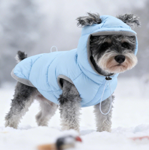 Ropa de Invierno para Mascotas, Chaleco Acolchado para Perro con Cuello Alto, Grueso y Cálido, de Terciopelo - Product Image 1