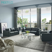 Moderne de haute qualité Muebles De Oficina cuir exécutif bureau canapé ensemble PU matériel salon canapés Massage chambre visiteur