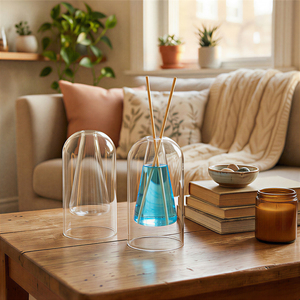 Botella de <span class=keywords><strong>Perfume</strong></span> de Lujo al por Mayor, 60ml 150ml, Botella de Vidrio de Doble Pared para Difusor de Aromas, para Decoración del Hogar y <span class=keywords><strong>Ambientador</strong></span> - Product Image 3