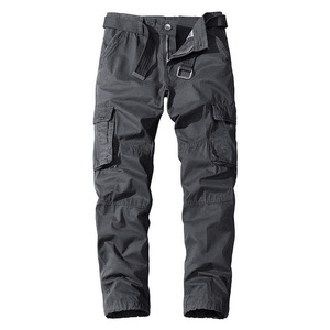 <span class=keywords><strong>Pantalones</strong></span> <span class=keywords><strong>de</strong></span> Algodón <span class=keywords><strong>para</strong></span> Hombre, Nuevos, a la <span class=keywords><strong>Moda</strong></span>, con Múltiples Bolsillos, Color Sólido Lavado y Cierre <span class=keywords><strong>de</strong></span> Cremallera, <span class=keywords><strong>para</strong></span> Uso Diario Informal y Trabajo - Product Image 2