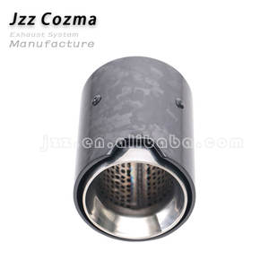 Embout d'échappement <span class=keywords><strong>double</strong></span> pour voiture, entrée 67 mm, <span class=keywords><strong>sortie</strong></span> 89 mm, longueur totale 104 mm, en fibre de carbone, pour <span class=keywords><strong>BMW</strong></span> - Product Image 3