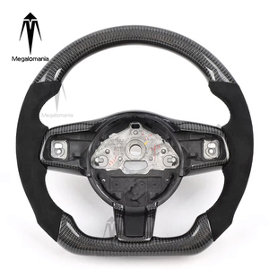 Volant en fibre de carbone Alcantara adapté pour <span class=keywords><strong>Jaguar</strong></span> E-PACE XE XEL XFL XJ F-TYPE XF F-PACE Ftype - Product Image 1