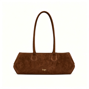 <span class=keywords><strong>Sac</strong></span> à bandoulière long en <span class=keywords><strong>cuir</strong></span> suédé vintage avec logo personnalisé BSCI, <span class=keywords><strong>sac</strong></span> à <span class=keywords><strong>main</strong></span> hexagonal pour femmes - Product Image 4