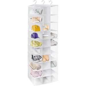 Hanging Shoe Organizer 30 Sections With Mesh Pockets For Closet Storage <b>Shelves</b> - Product Image 1