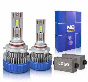 Faros LED N8 Fateeye 140W 16000LM, Lámparas LED para Auto, Luces LED H3 H4 H7 H11 9004 9005 9006 9007, Bombillas LED para Faros Delanteros - Product Image 1
