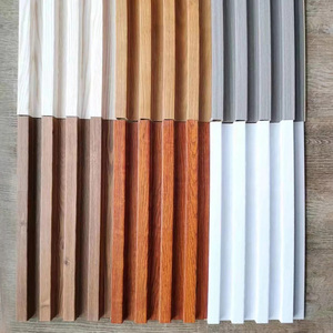 Auuan moderno geometrico WPC impermeabile rivestimento della parete di legno alternativo sfondo decorativo lambrins TV - Product Image 2