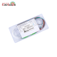 CATVSCOPE 1x8 광섬유 PLC 분배기 하이 퀄리티 강관 SC/A P C 인터페이스 광섬유 장비