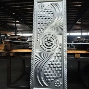 Китайский производитель, квартирная Антивор, холоднокатаная печатная гофрированная нержавеющая панель, тисненая стальная дверь