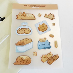 Hoja de Pegatinas <span class=keywords><strong>Vograce</strong></span> de Alta Calidad, Transparentes, Mate, Doble Blanco, Decorativas, Impermeables, con Corte de Beso - Product Image 5