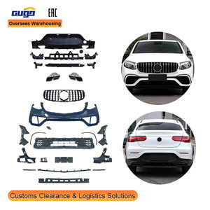 Kit Carrozzeria GUGO Effetto Fibra di Carbonio per <span class=keywords><strong>Mercedes</strong></span> Benz <span class=keywords><strong>GLC</strong></span> W253 <span class=keywords><strong>Coupé</strong></span> 2016-2019 Pre-restyling, Accessori Griglia Paraurti Anteriore - Product Image 1