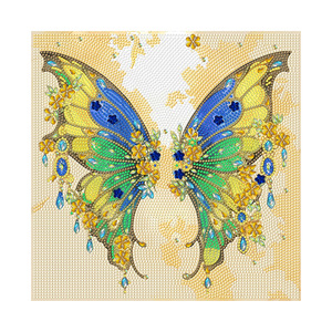 Art Diamanté en Grappe de Papillons - Broderie de Strass à Perçage Complet, Cadeau Idéal pour les Amateurs de Papillons et Décoration de Chambre - Product Image 5