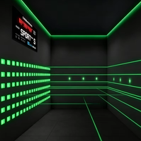 Système de jeu de défi laser multijoueur - Lumières de réaction interactives pour labyrinthe laser, idéal pour le team building et les parcs d'attractions