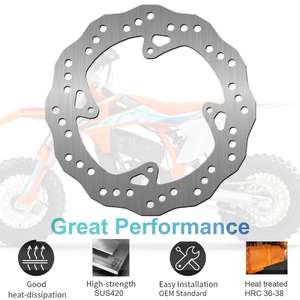 50cc Mini pièces de Dirtbike électrique frein à disque avant arrière 160mm disque de frein de moto pour <span class=keywords><strong>KTM</strong></span> 50 SX HUSQVARNA MC-E à gaz 5 13-25 - Product Image 3