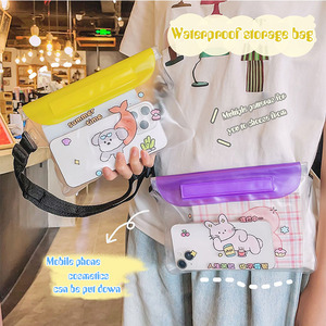 Phổ Nổi Điện Thoại Không Thấm Nước Pouch Dễ Thương Rõ Ràng Khô Túi IP68 Điện Thoại Không Thấm Nước Trường Hợp Với Dây Đeo Thắt Lưng Cho Iphone Samsung - Product Image 4