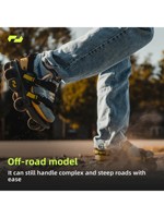 MOONWALKERS Chaussures de marche sur lune électriques intelligentes avec exosquelette à roues tout-terrain et algorithme de marche IA