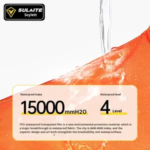 Completo antipioggia SULAITE per <span class=keywords><strong>moto</strong></span> - Giacca e pantaloni separati con copriscarpe nascosti inclusi - Product Image 4