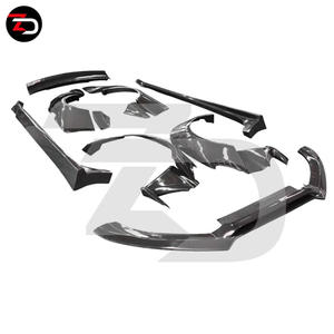 Ventes d'usine Kit carrosserie large style ZD pour Audi <span class=keywords><strong>A6</strong></span> S6 RS6 C7 2012-2017 avec lèvre avant, jupe latérale, lèvre de jante large, queue de canard - Product Image 6