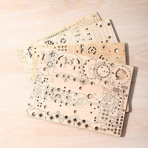 Rompecabezas 3D Creativo de Madera con Forma de Montacargas, Juguete Educativo DIY, Modelo de Rompecabezas con Caja, Venta al por Mayor Transfronteriza - Product Image 5