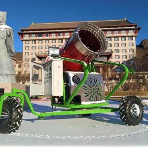 Máquina de Hacer Nieve de 70 cm de Alto Rendimiento, Gran Producción de Nieve, Equipo Deportivo para Invierno al Aire Libre, Marco de Aleación de Aluminio, Duradero - Product Image 2