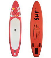 Planche à pagaie gonflable (SUP) de 335 cm (11 pieds) - Matériel PVC Utilisation en eaux océaniques Comprend une pompe Kit de réparation Convient aux débutants