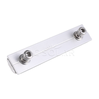 Rail de montage PV en aluminium, connecteur de profilé de raccordement solaire pour une installation facile sur toiture
