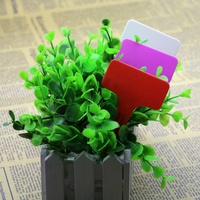 Marqueur en plastique forme de T pour Pot de pépinière, étiquette pour décoration de jardin, plantes succulentes