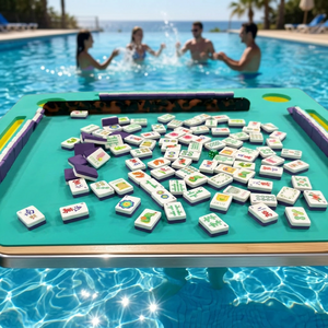 Tapete de Mahjong Personalizado de EVA, Tablero de Juego Flotante, Impermeable, Portátil, para Piscina, Playa, Rummy - Product Image 1
