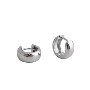 Boucles <span class=keywords><strong>d</strong></span>'oreilles créoles rondes en argent sterling 925 plaqué or 18 carats <span class=keywords><strong>Vermeil</strong></span> Huggies Boucles <span class=keywords><strong>d</strong></span>'oreilles Bijoux pour femmes - Product Image 3